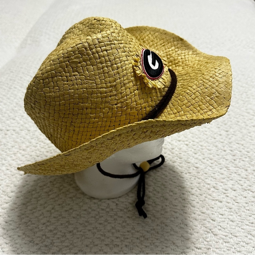 Lucky 7 Fashion Accessories UGA Georgia Patch Cowboy Hat - Picture 2 of 9